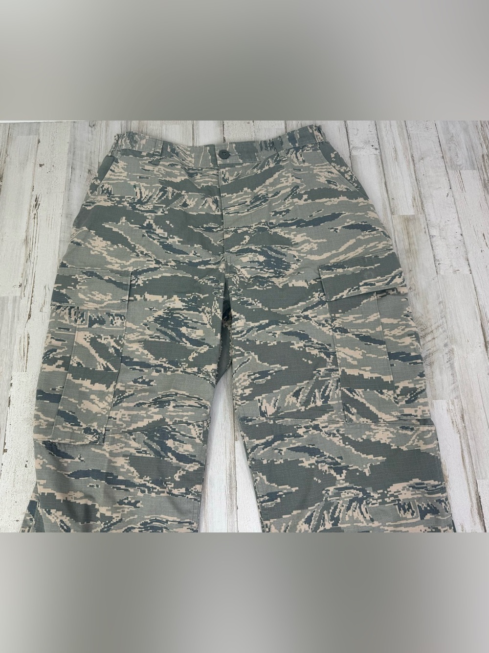 US Air Force Pant Mens 32L (32x35) Camo Cargo Tapered Military Uniform Combat - Picture 2 of 9